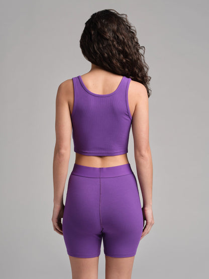 Rib Contour Crop Tank