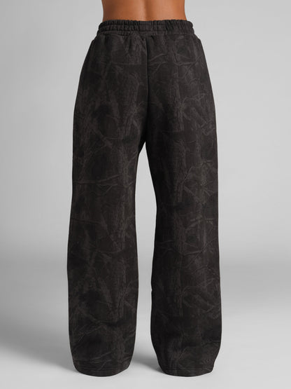 Camo Straight Leg Sweatpants