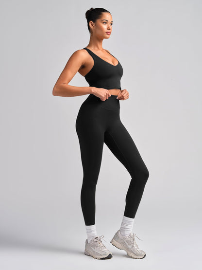 ComfrtCore™ V-Neck Crop Tank