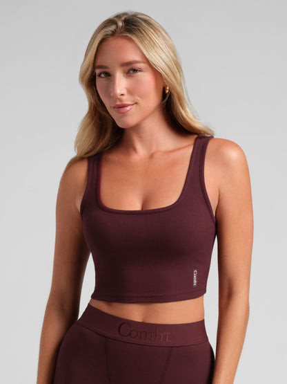 Rib Contour Crop Tank