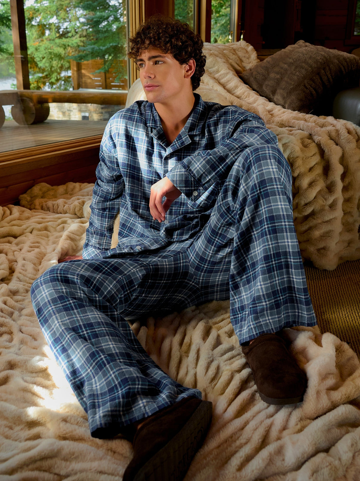 Flannel Pajama Shirt