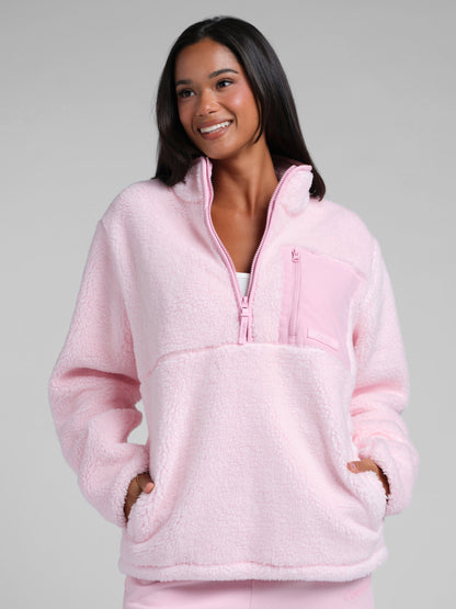 Teddy Half Zip Jacket