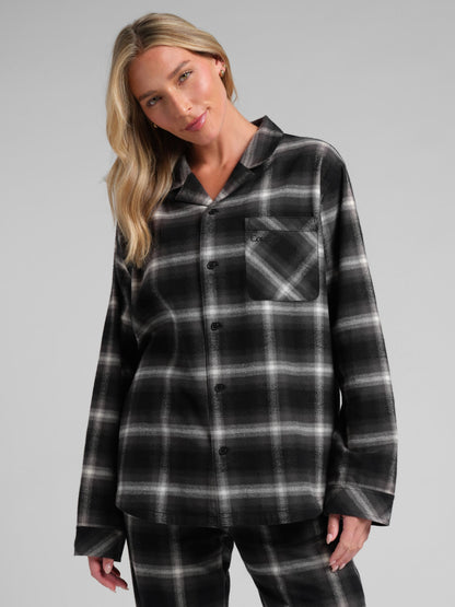 Flannel Pajama Shirt