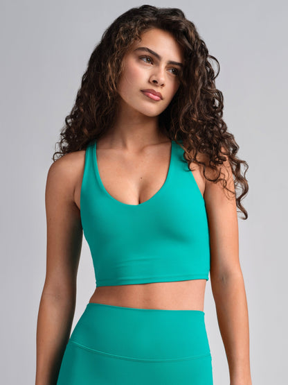 ComfrtCore™ V-Neck Crop Tank