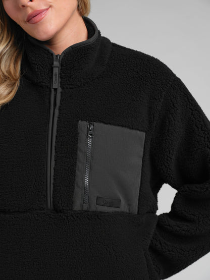 Teddy Half Zip Jacket