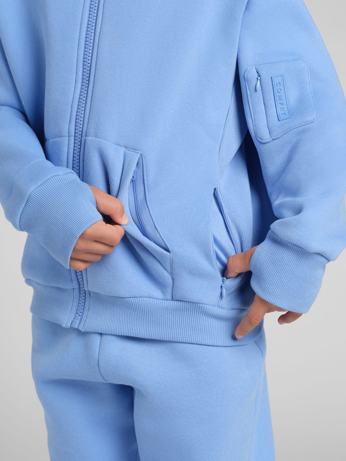 Explorer Kids Travel Zip Hoodie
