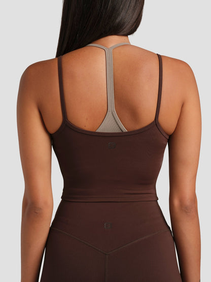 ComfrtCore™ Double Layer Crop Tank