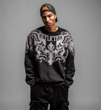 Winged Up LS Crewneck