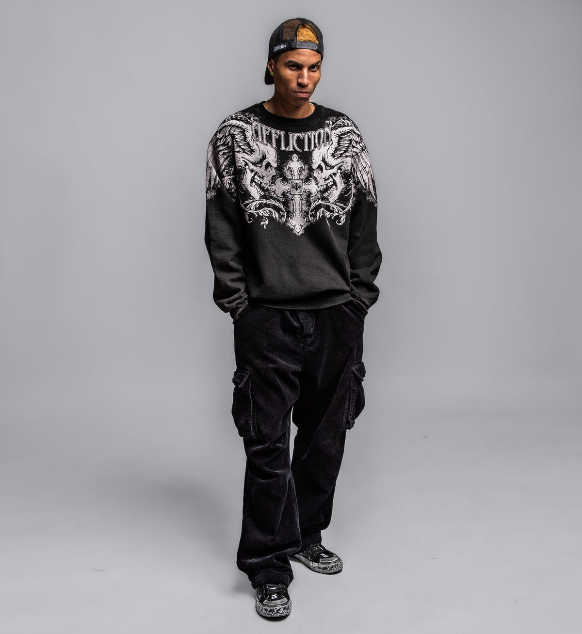 Winged Up LS Crewneck