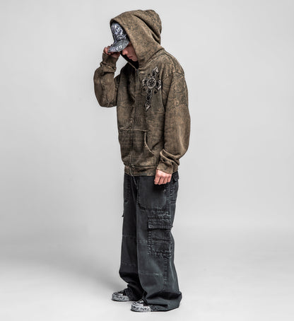 Rogue Crossed Zip-Up Hoodie