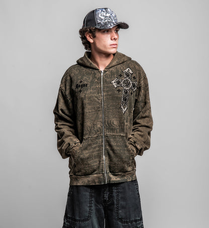 Rogue Crossed Zip-Up Hoodie