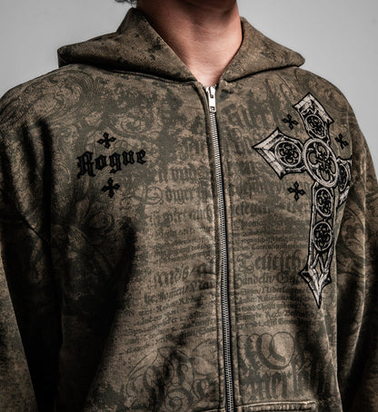 Rogue Crossed Zip-Up Hoodie