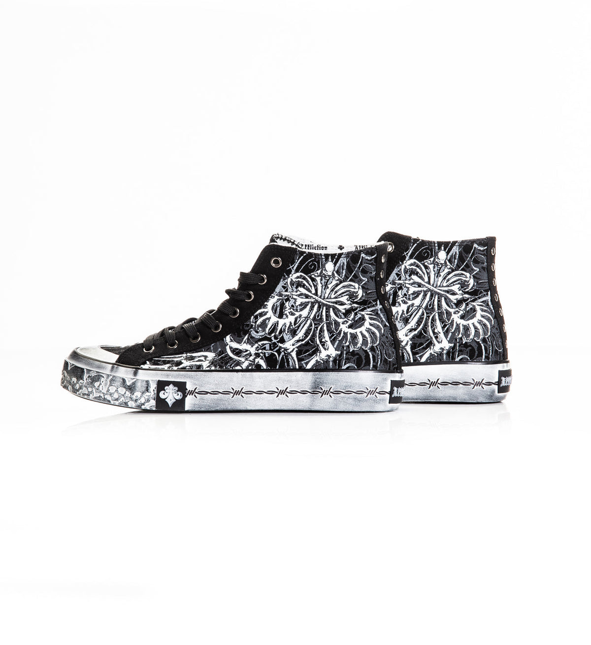 Skeleton Hi-Top Shoe