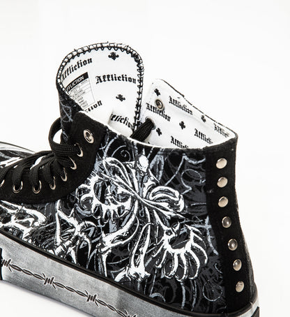 Skeleton Hi-Top Shoe