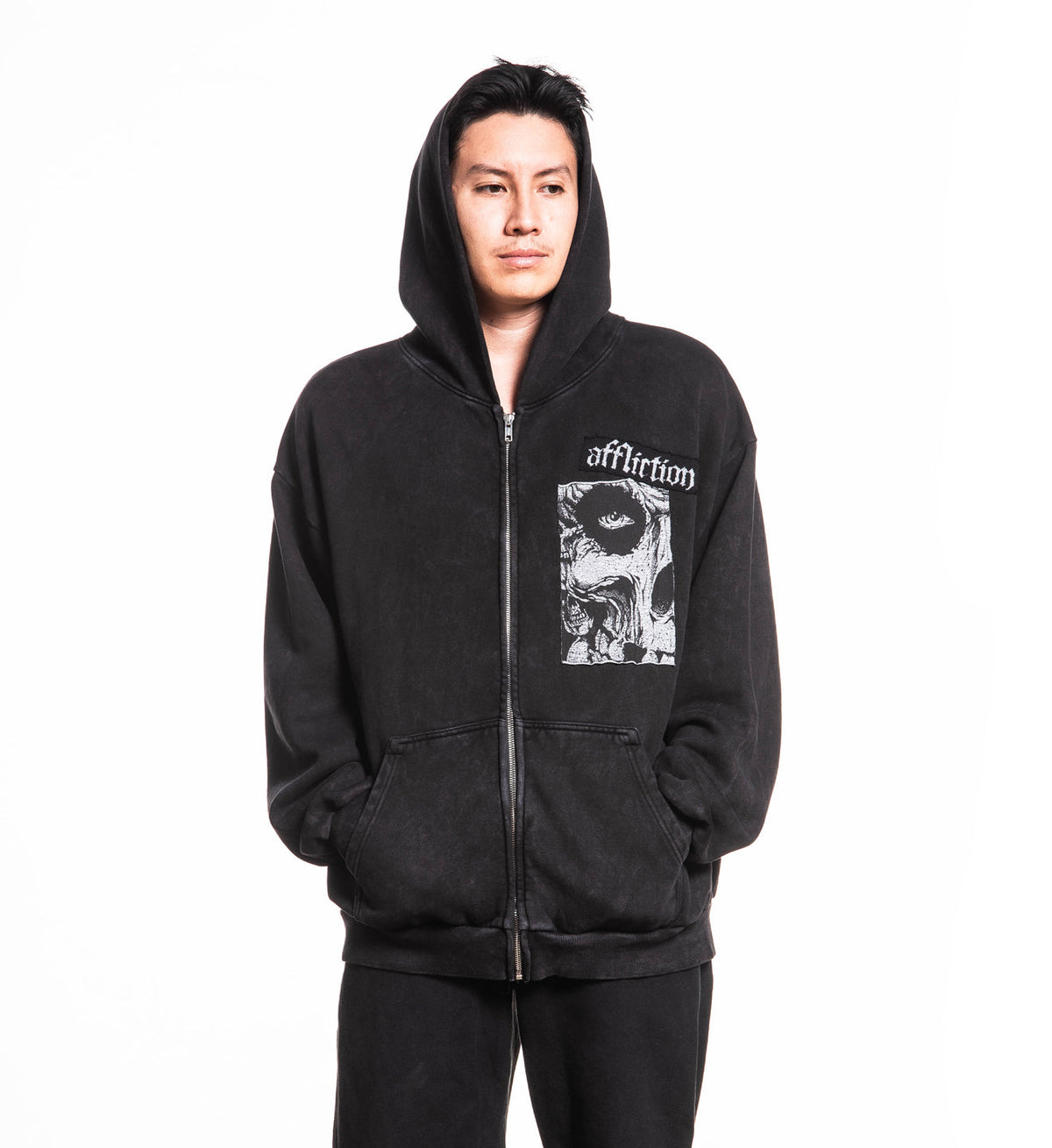 Misfits Skully Zip-Up Hood