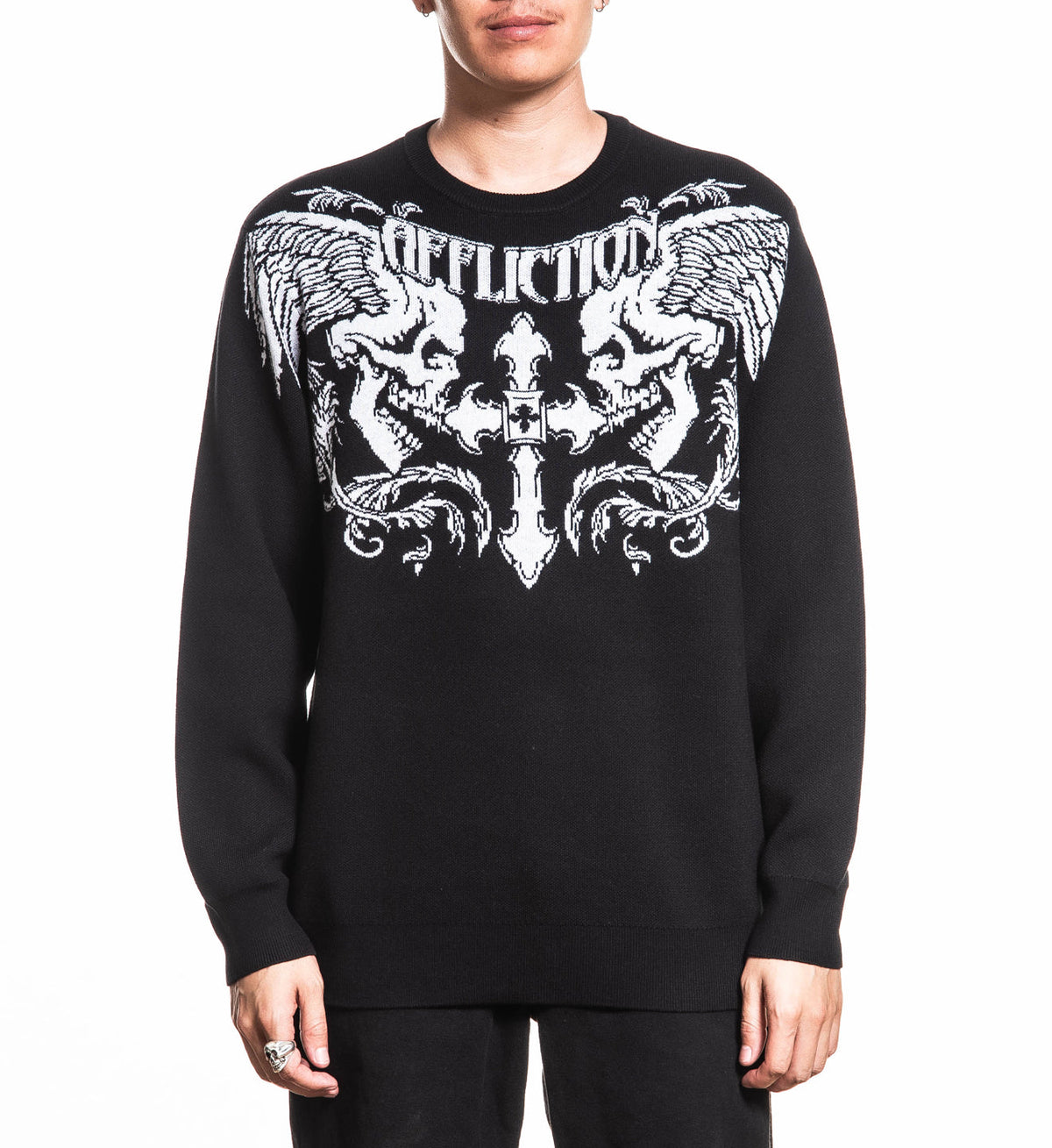 Winged Up Knit Sweater