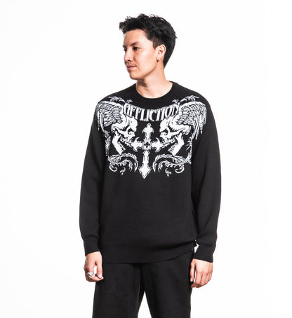 Winged Up Knit Sweater
