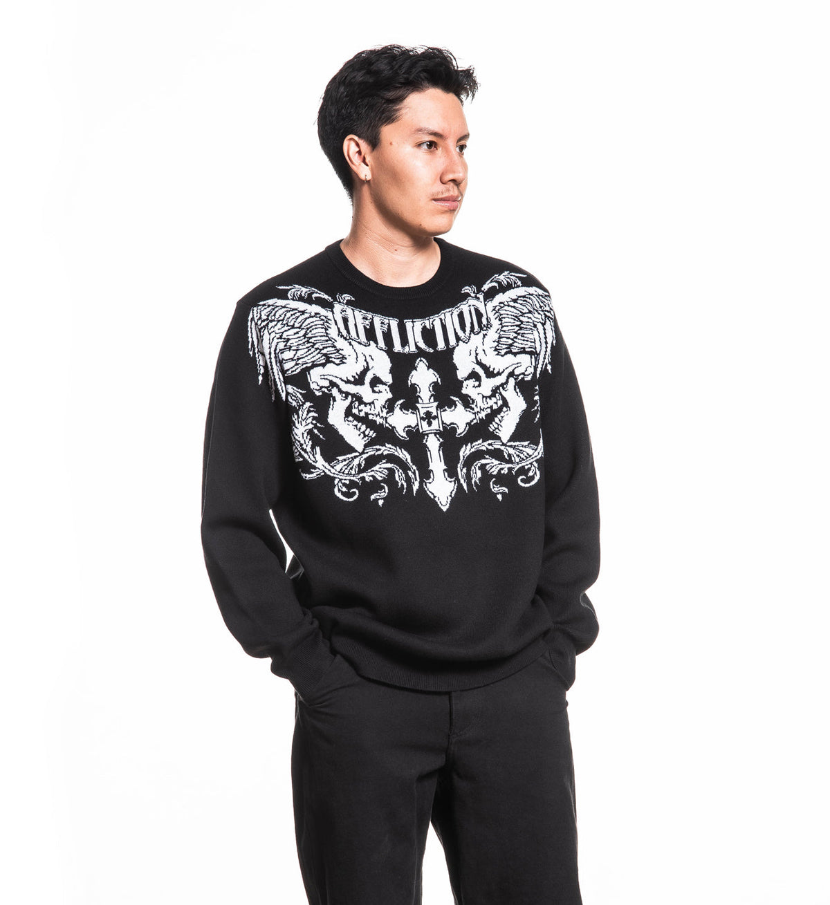 Winged Up Knit Sweater