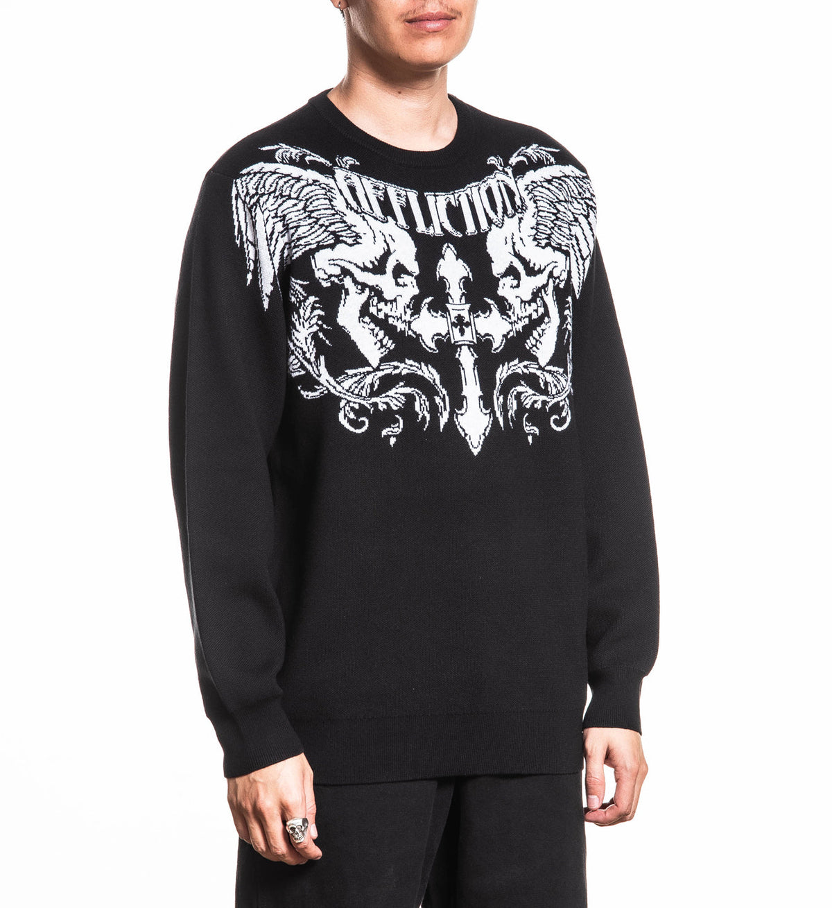 Winged Up Knit Sweater
