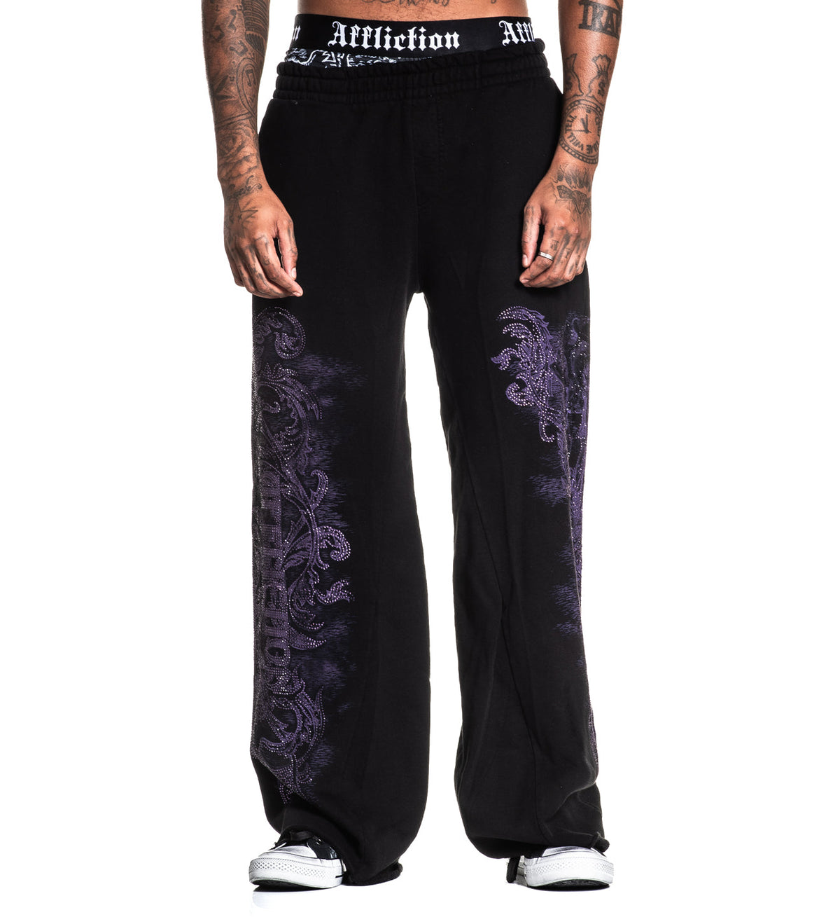 Winged Up Wide Leg Pant