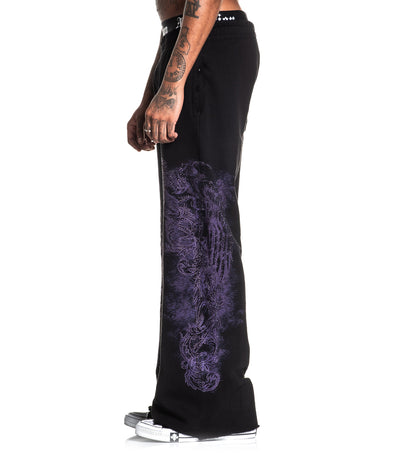 Winged Up Wide Leg Pant