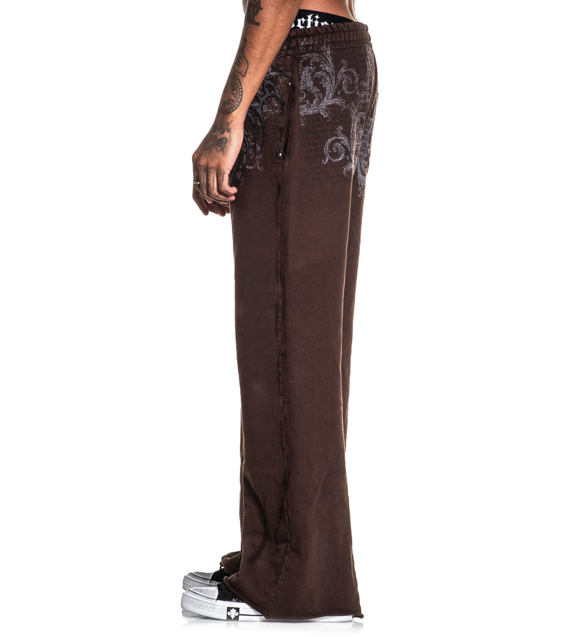 Collapse Wide Leg Sweatpant