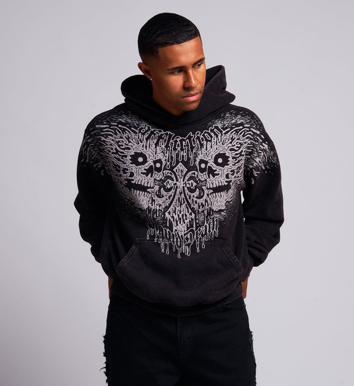 Liquid Death Skulls Hood