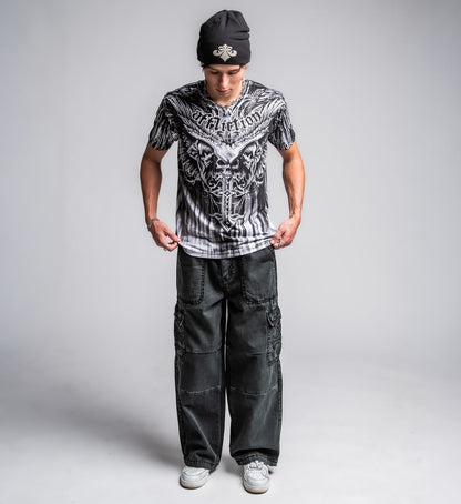 Death Eyes V Neck Tee