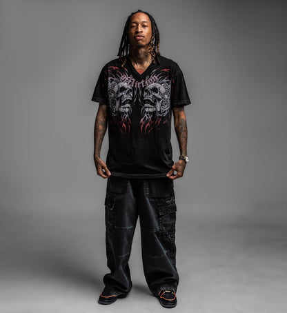 Destruction V Neck Tee