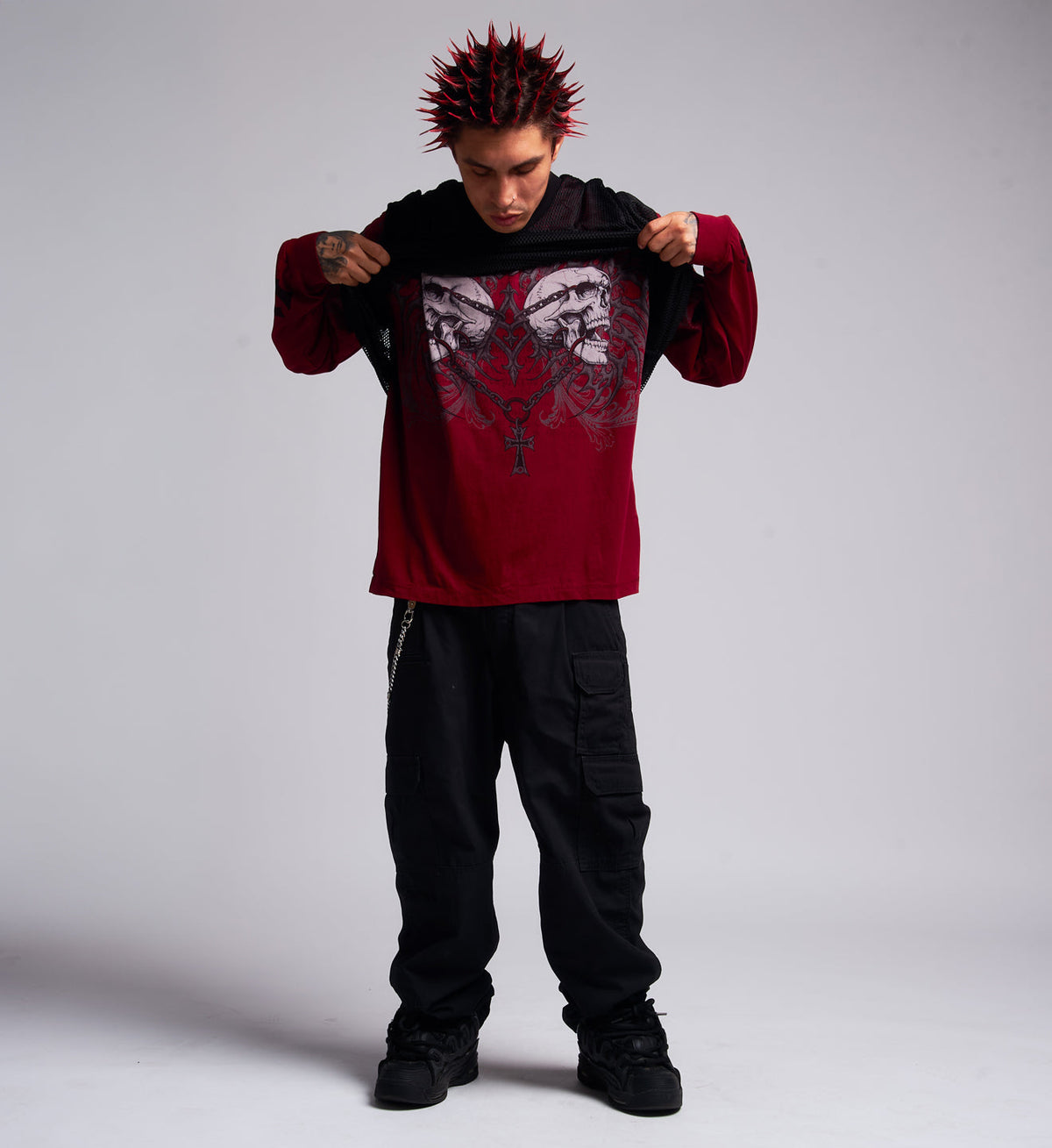 Collapse Oversized 2fer Jersey