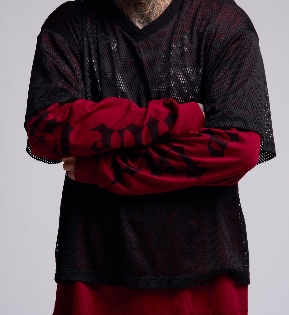 Collapse Oversized 2fer Jersey