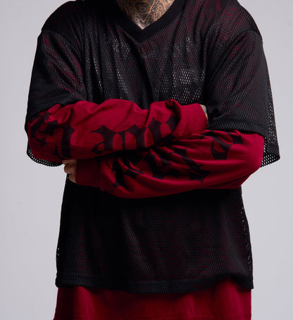 Collapse Oversized 2fer Jersey