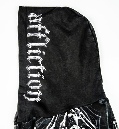 Skeleton Zip-Up Hood