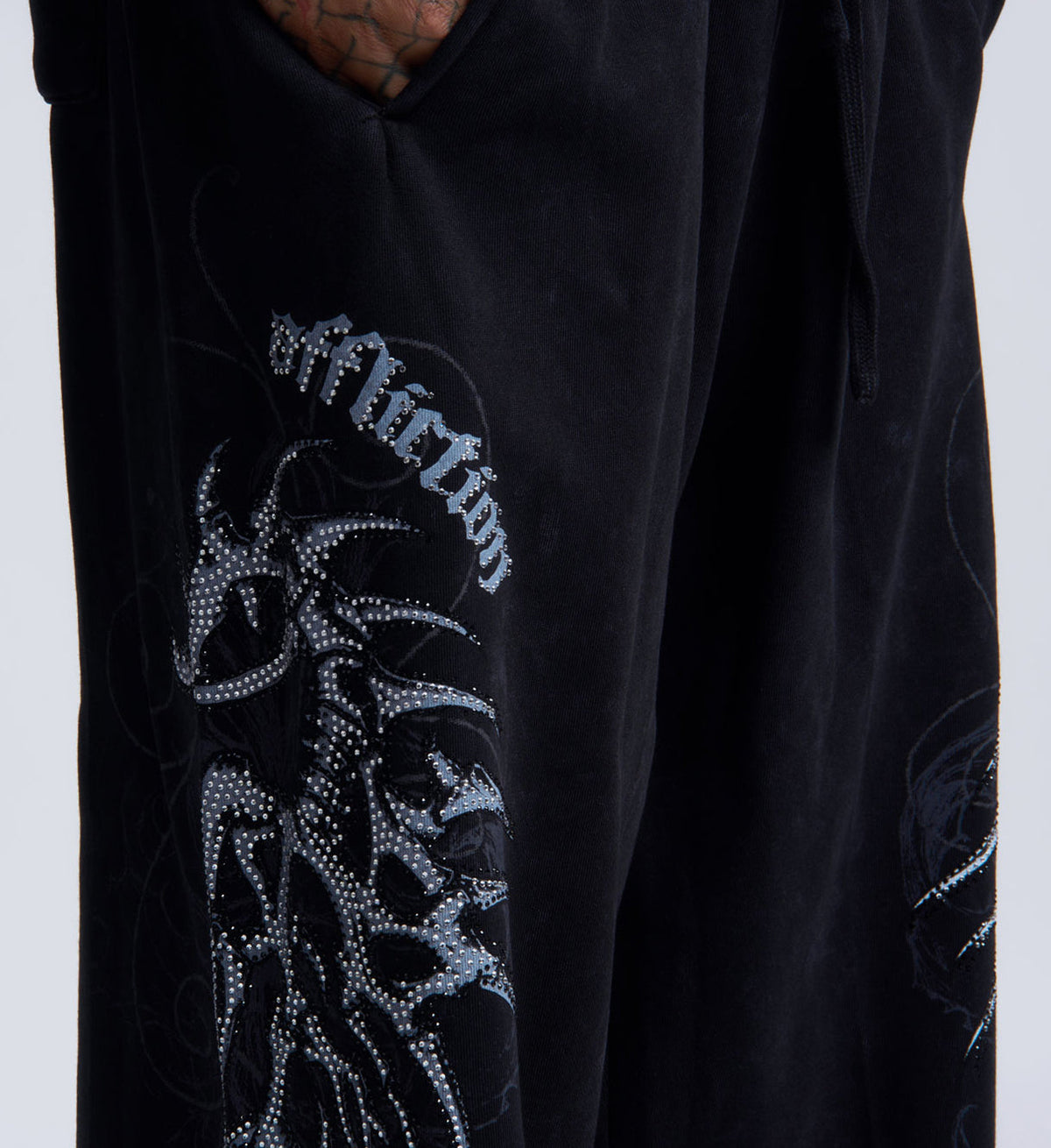 Skeleton Wide Leg Pant