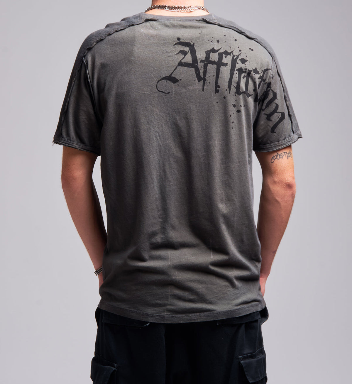 Cross Slit Neck Tee