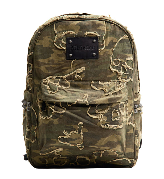 Raw Skull Camo Backpack