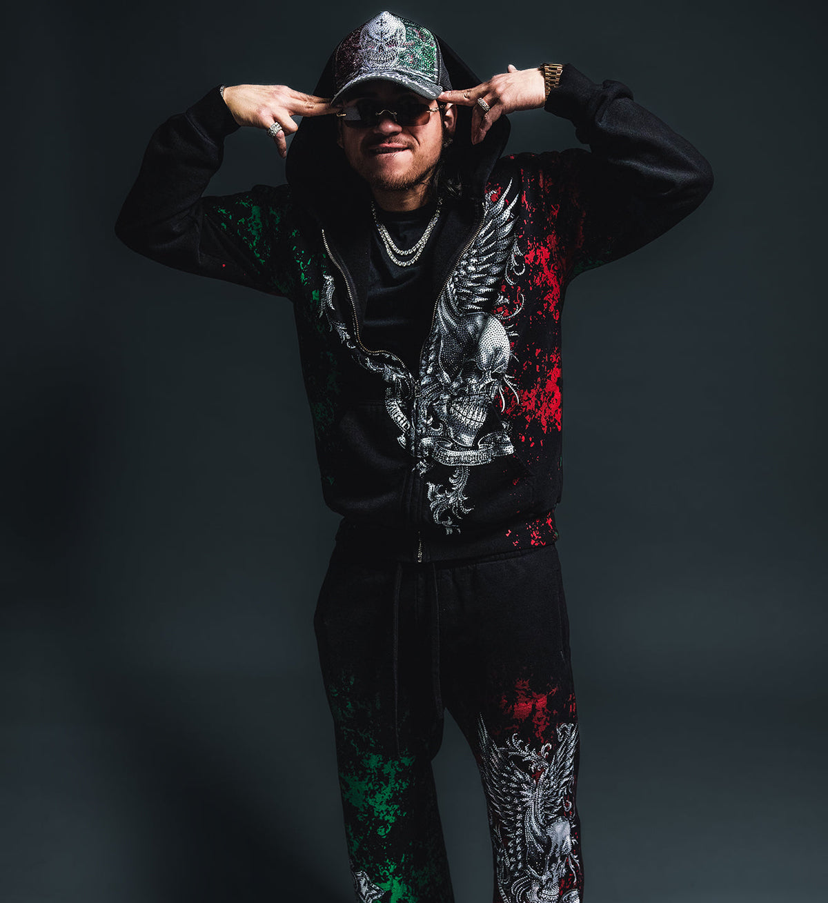 Fuerza Regida Crazyz Zip-Up Hood