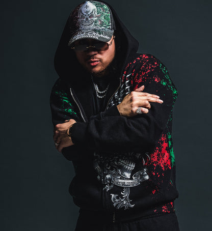 Fuerza Regida Crazyz Zip-Up Hood