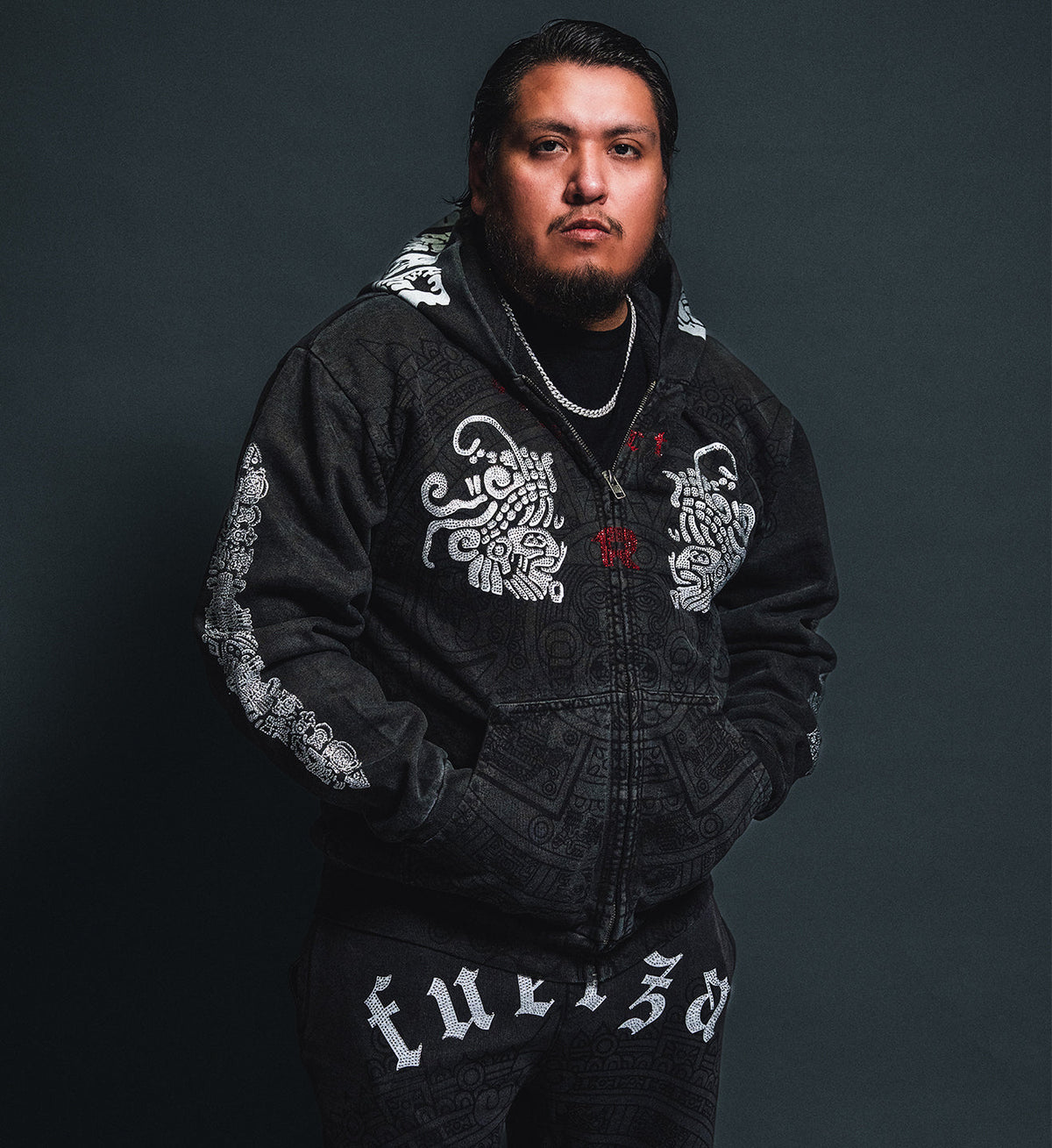 Fuerza Regida Historia Zip-Up Hood
