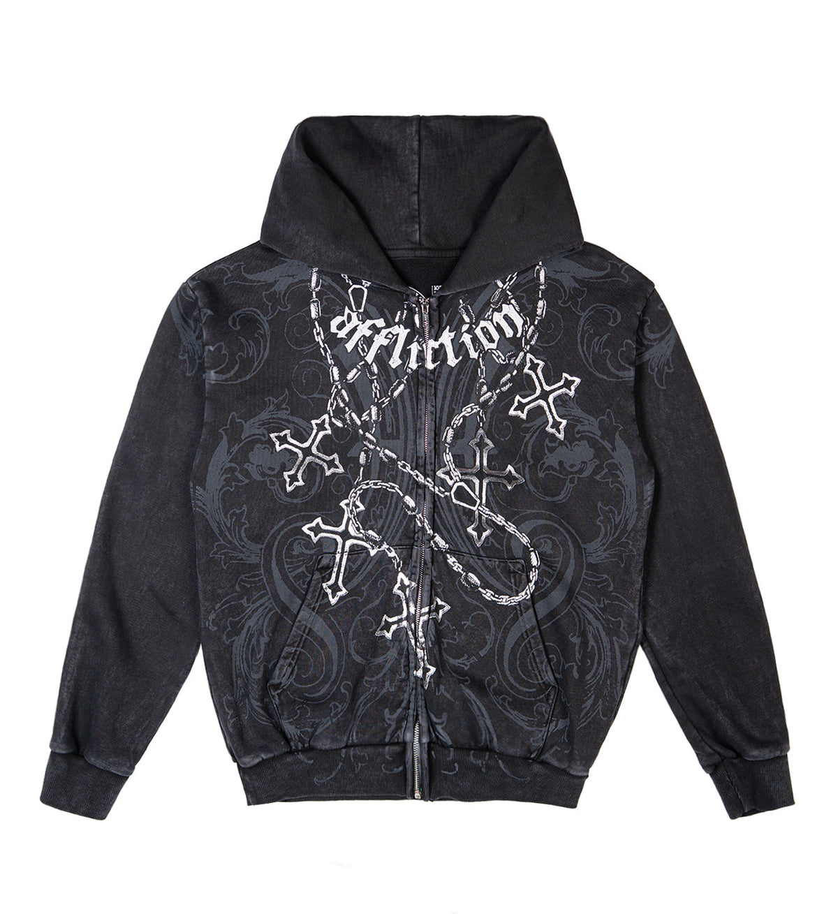 Regulo Caro Rosary Zip Hood