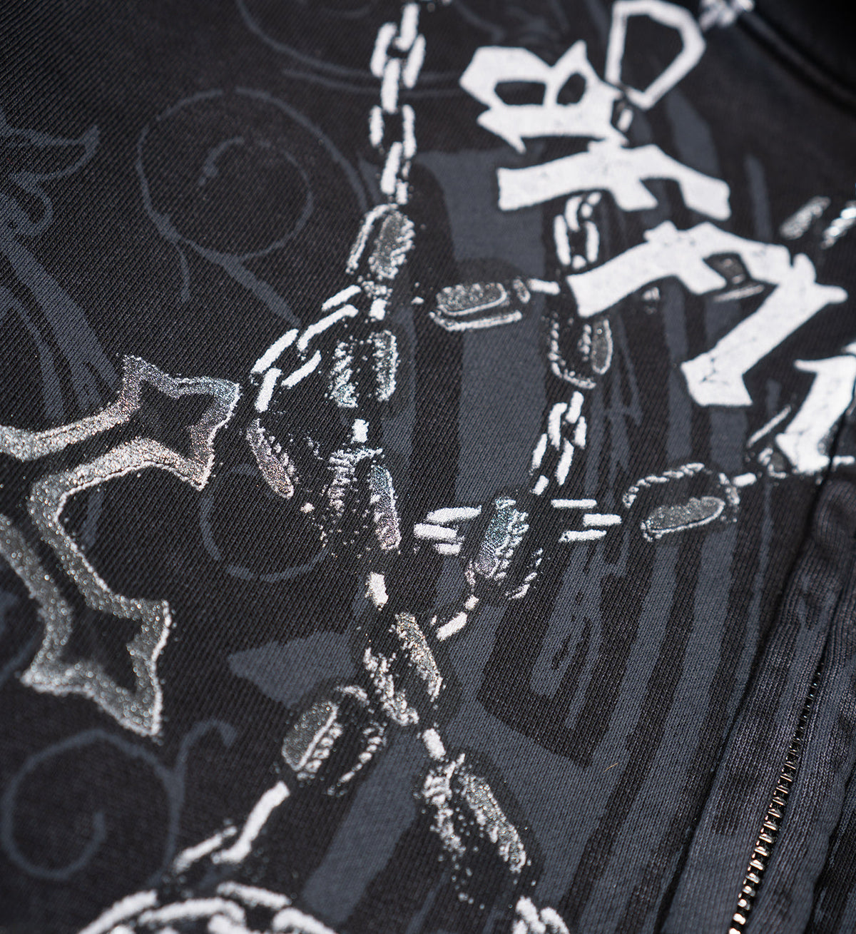 Regulo Caro Rosary Zip Hood