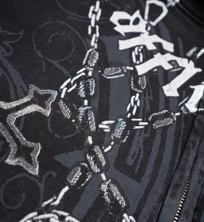 Regulo Caro Rosary Zip Hood