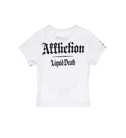 Liquid Death Skulls Baby Tee