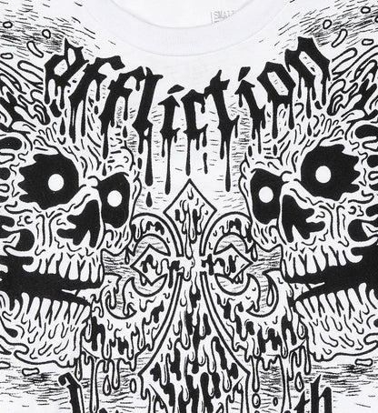 Liquid Death Skulls Baby Tee