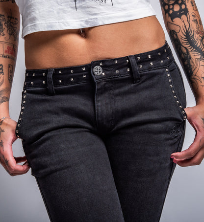 Cross Applique Pants