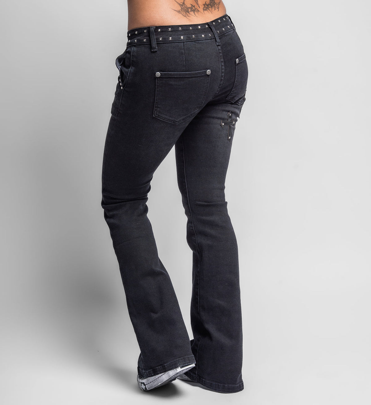 Cross Applique Pants