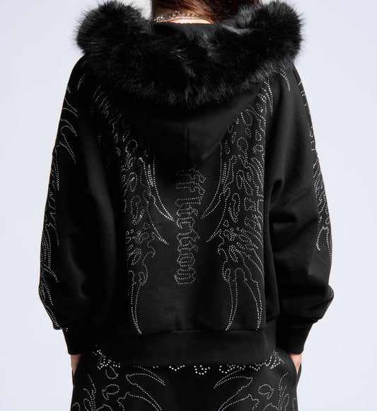 Skeleton Oversized Boxy Hood