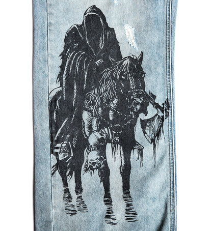 Wide Leg Black Night Denim
