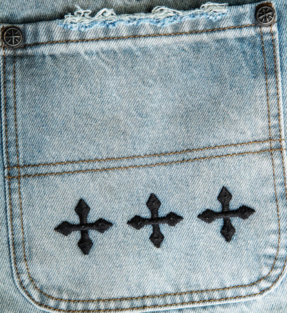Wide Leg Black Night Denim