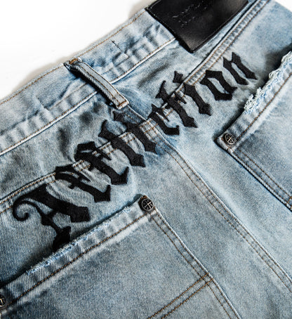 Wide Leg Black Night Denim